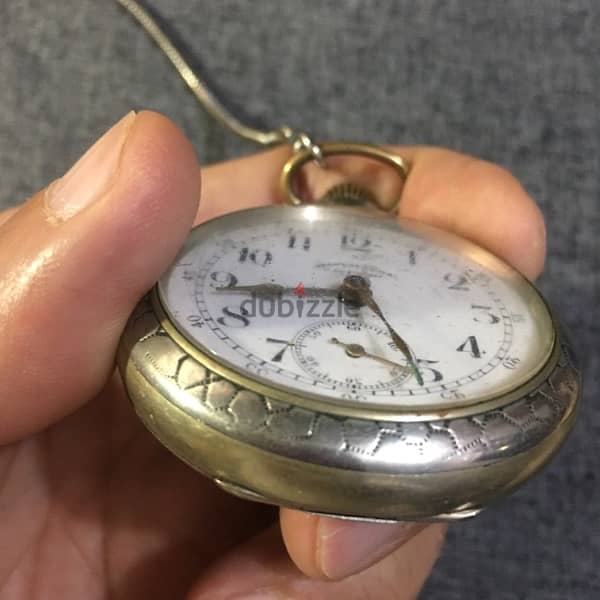 ‎ساعة جيب ترماي  Tramway watch O. Dusonchet Cairo pocket watch .  ‎ 2