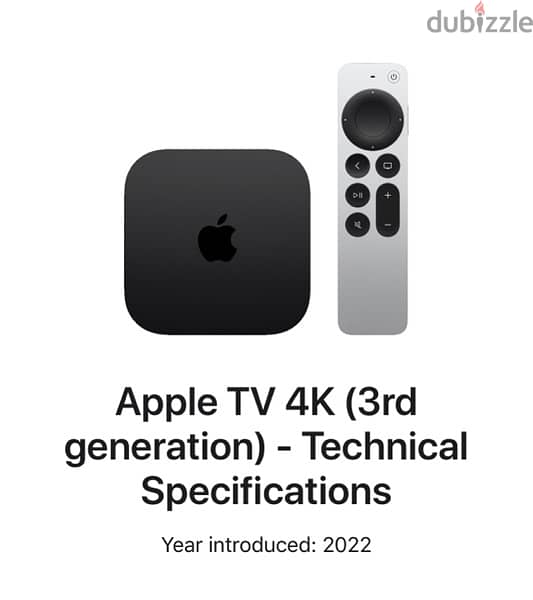 Apple TV 4k 3rd generation 0