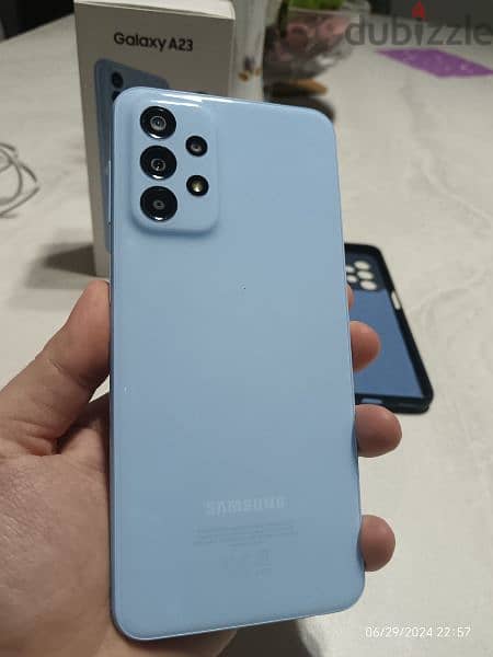 Samsung A23, 128 gb blue سامسونج a23 2