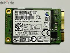 هارد SSD M. sata 512GBهلث 100% 0