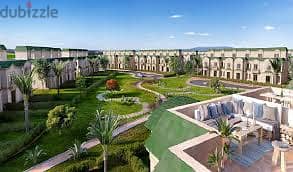 Apartment120  meters + 75 meters garden. Immediate delivery. Facing north  view landscaped  in La Venir Al Ahly Sabbour. 2