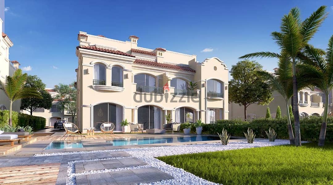 Villa for sale, 298 meters, immediate receipt, in La Vista El Shorouk 2