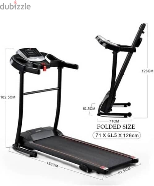 Top Fit MT-333 Fitness Treadmill, 110 Kg 3