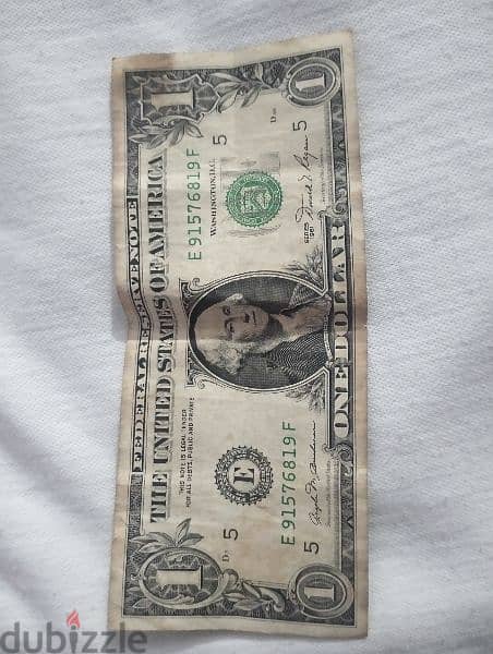 دولار امريكي قديم من ٤٣ سنه 0