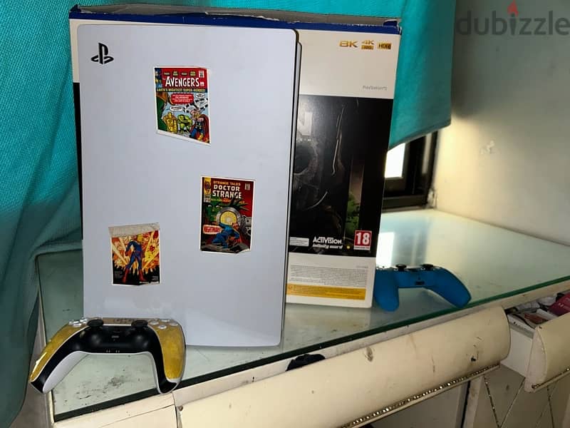 للبيعps5 cd version معاه دراع و 9 العاب بلايستيشن ٥ playstation 5 7