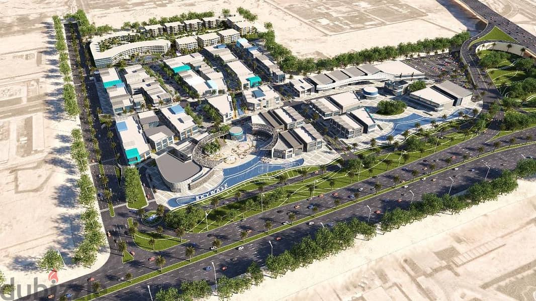 For investors, pay 30% and immediately receive a 70m office directly on the October Desert Axis 2