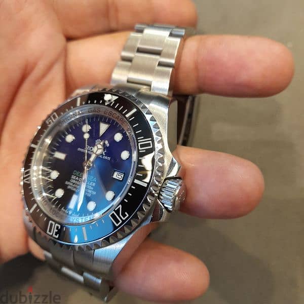 Rolex collections mirror original deep sea dweller  bleu 0