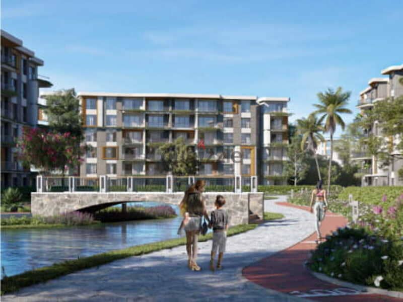 Apartment Very prime location overlooking the lagoon and wide greenery For Sale at Palm Hills New Cairo 1