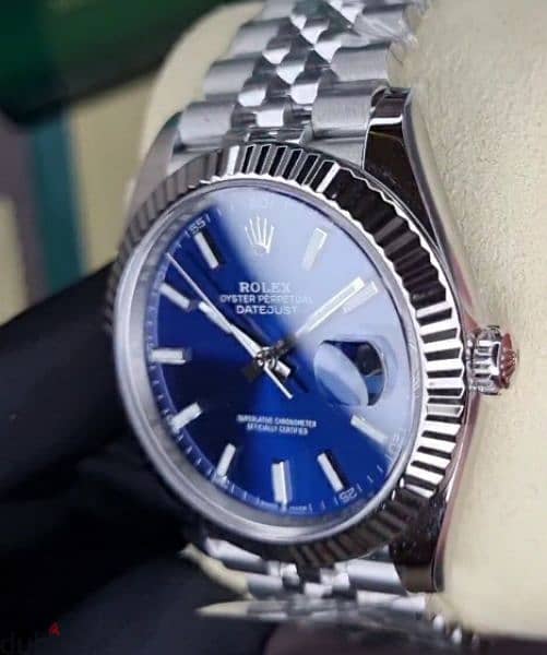 Rolex collections mirror original 
date just blue dial 2