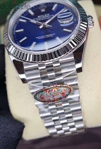 Rolex collections mirror original 
date just blue dial 3