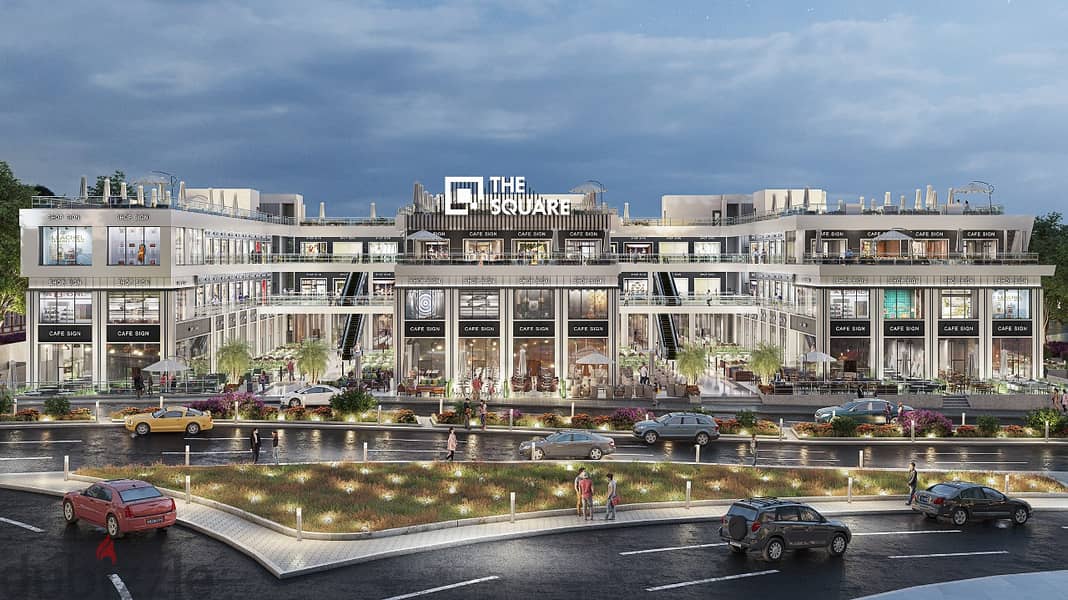 A store for sale in The Square Mall, Shorouk City, directly on the facade and Horreya Road, a store and next to Carrefour Super Shorouk. With a discou 6