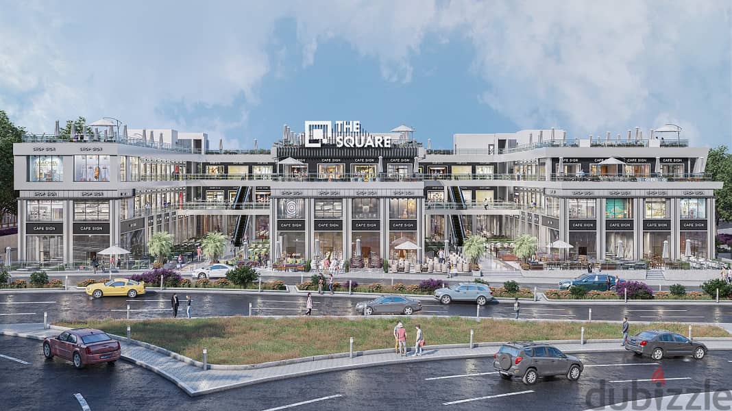 A store for sale in The Square Mall, Shorouk City, directly on the facade and Horreya Road, a store and next to Carrefour Super Shorouk. With a discou 9