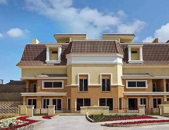 S Villa for sale in New Cairo in Sarai Compound next to Madinaty 4