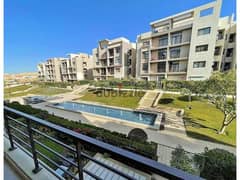 Apartment with garden for sale, 170 sqm, fully finished, delivary after one year view landscape in installments, in Fifth Square compound Al Marasem 0