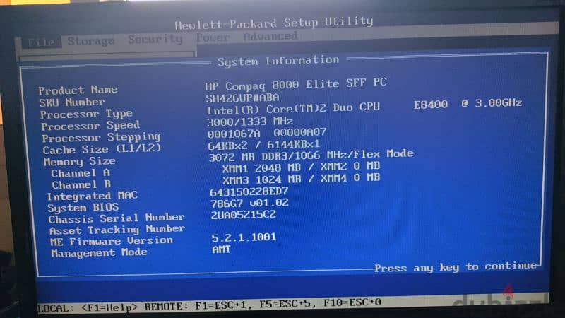 HP Compaq 8000 Elite بحالة ممتازه 7