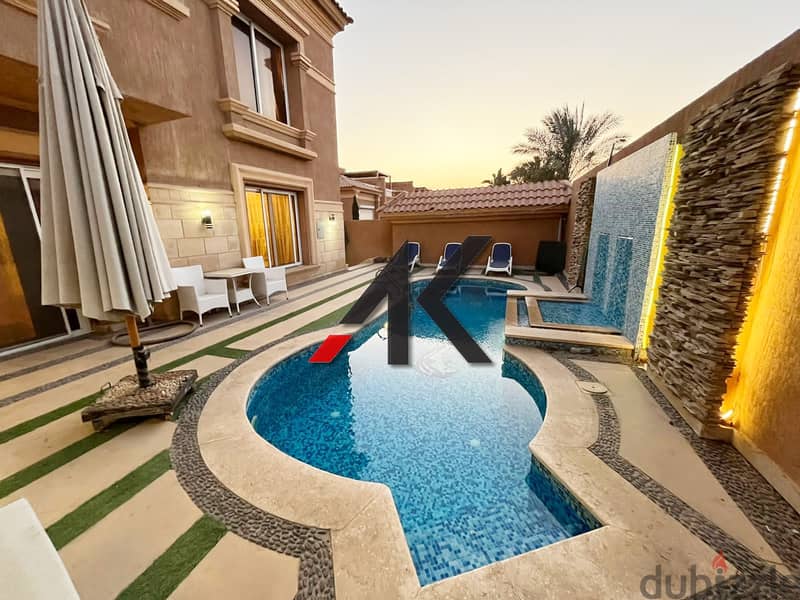 Amazing Finished Twin L500m. with pool For Sale in La Nuova Vista - New Cairo 1
