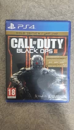call of duty black ops 3 for playstation 4 used like new