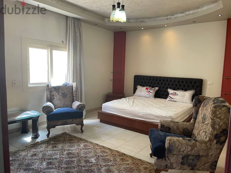Fully furnished and air-conditioned apartment for rent in North Choueifat Villas 0