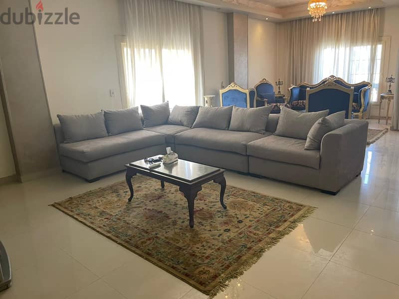 Fully furnished and air-conditioned apartment for rent in North Choueifat Villas 1