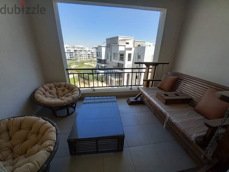 Furnished apartment for rent, 265 square meters, inside Cairo Festival City Compound 6
