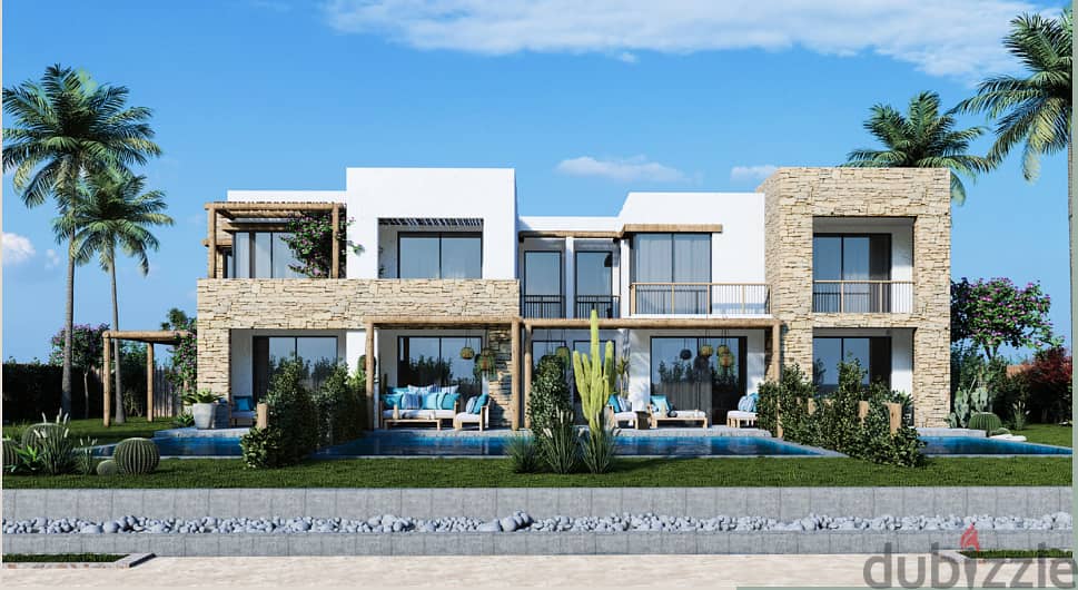 Chalet for sale in Ras Al-Hekma with only 5% down payment Fully finished with a view directly on the lagoon 40% cash discount 1