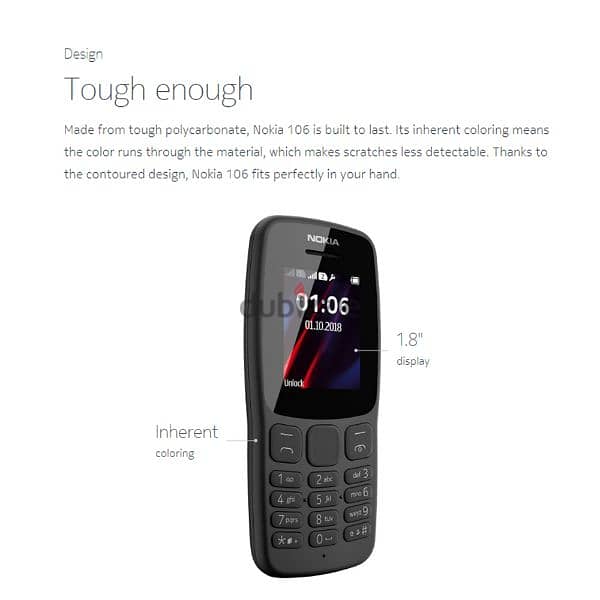 نوكيا 106 بشريحتين - Nokia 106 Dual SIM 6
