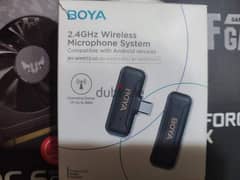 مايك  Boya U1 Wireless  
نظام : اندرويد 0