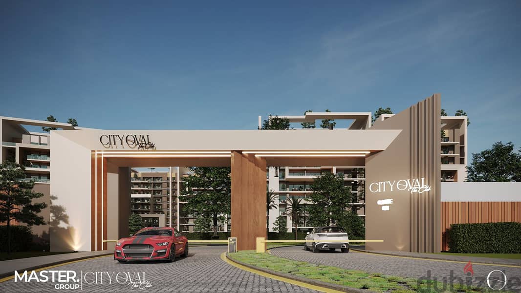City Oval Apartment 165 meters for sale in installments up to 10 years without interest and a dp starting from 10% in new Capital, city oval compound 7