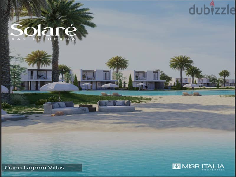 Chalet with 5% down payment in Ras El Hekma with Misr Italia, fully finished, in equal installments Solare 4