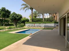 For Rent Modern Villa with Swimming Pool in Compound Lake View