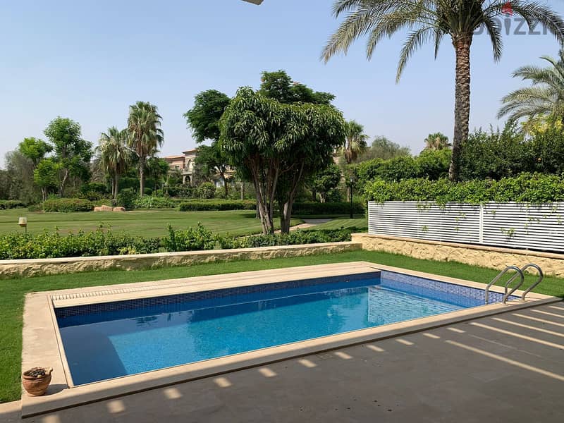 For Rent Modern Villa with Swimming Pool in Compound Lake View 9