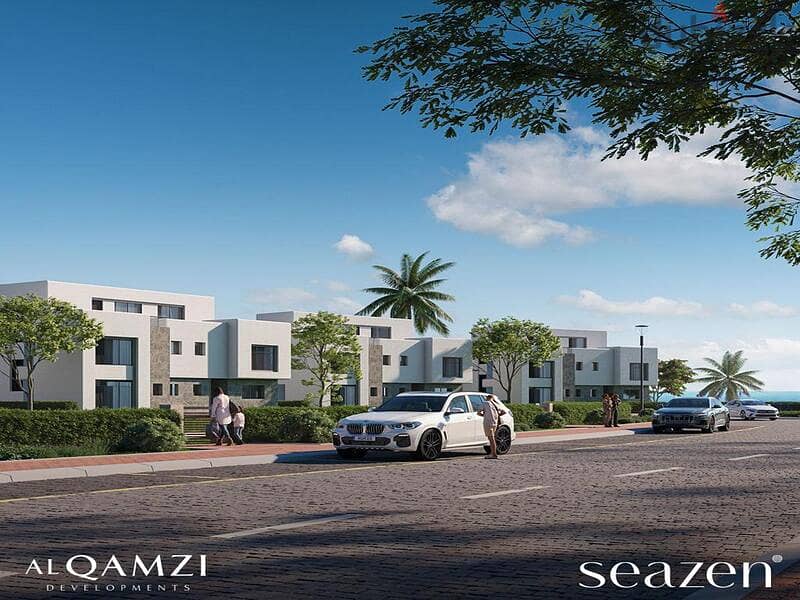 With only 10% down payment, own your chalet with garden in Seazen North Coast View directly on the lagoon Fully finished with kitchen and  AC 15