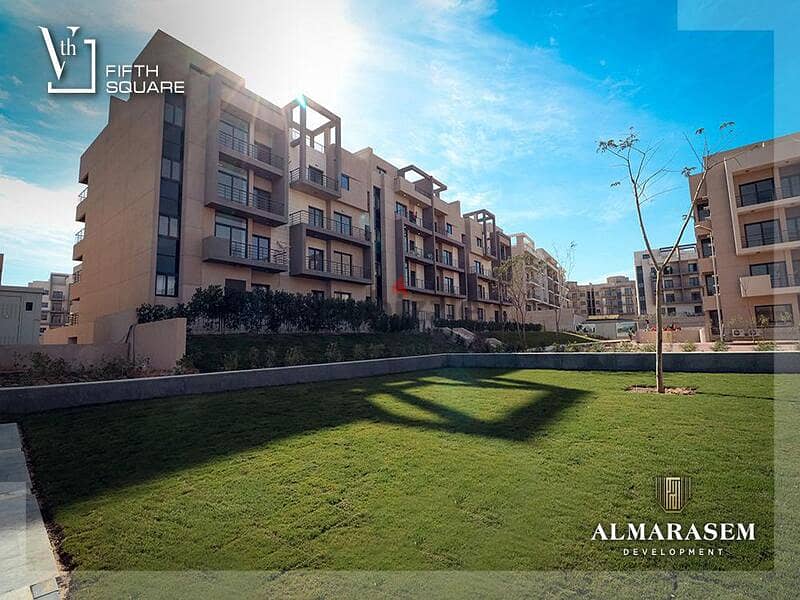 Apartment 205m with private garden for sale in Fifth square  El Marasem 8