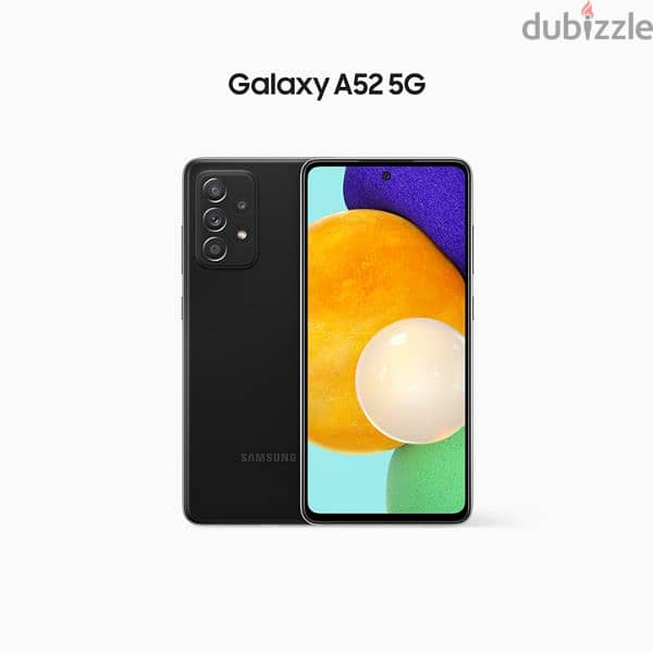 Samsung galaxy a52 Black 2