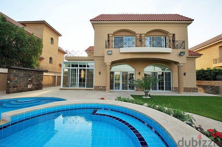 For Rent Villa View Lakes and Golf in Compound Mirage City 10