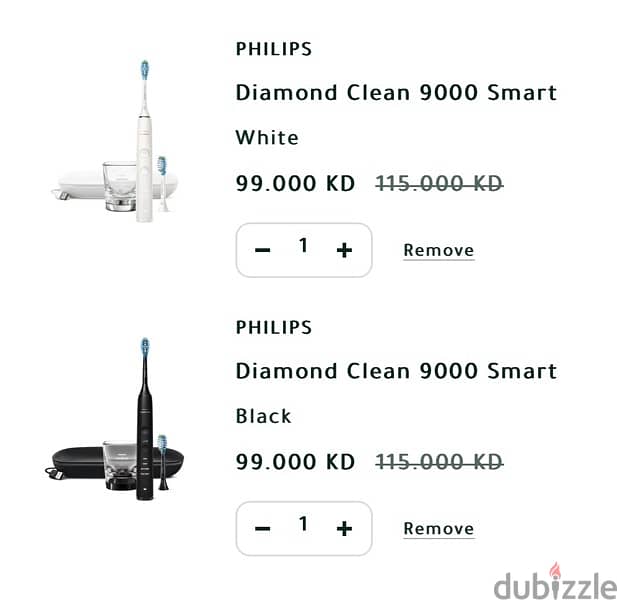فرشة اسنان PHILIPS Diamond Clean 9000 Smart 1