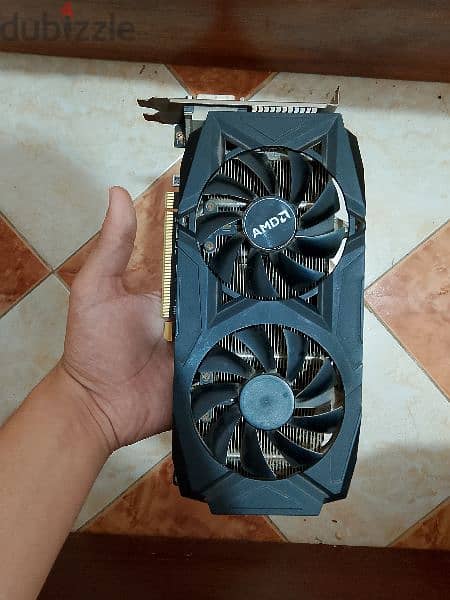 كارت شاشة amd rx 580 4giga من شركة Asus 0