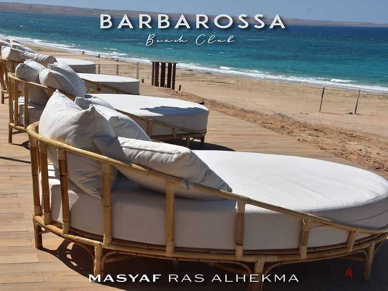 Chalet with garden in Ras Al-Hekma, Masyaf, with only 5% down payment View directly on the lagoon 40% cash discount 6