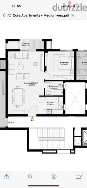 1 bedroom Apartment in Core - Owest below market price 2