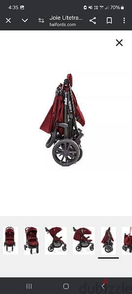 Joie عربة اطفال stroller الشهيرة اصدار ليفربول الحصرى استخدام ٦ شهور 3