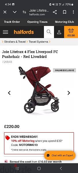 Joie عربة اطفال stroller الشهيرة اصدار ليفربول الحصرى استخدام ٦ شهور 5