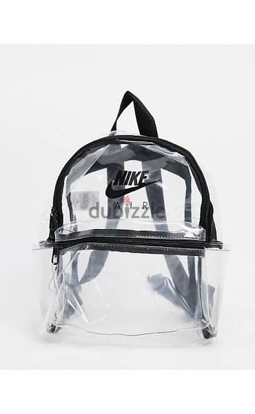 nike-air backbag clear transparent new with tags 3