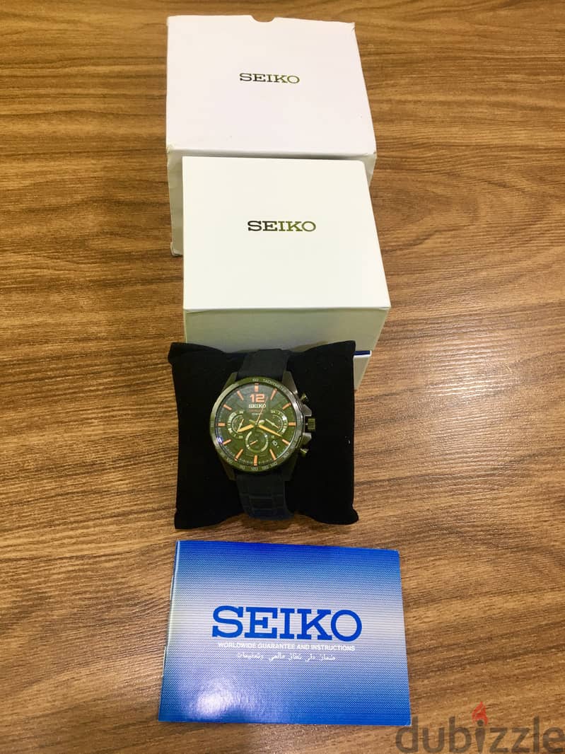 ساعة سيكو جديدة أصلية لم تستعمل Seiko SSB351P1 3