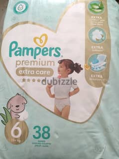 pampers premium 6 closed pack 38 pieces
