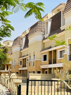 Townhouse villa 220 sqm for sale with a 42% discount in Sarai New Cairo, installments over 8 years from Misr City Housing and Development Company