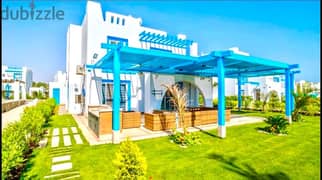 An open townhouse view villa for sale in installments in Amazing Location in Sidi Abdel Rahman, North Coast