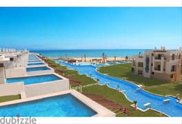 فيلا للبيع في راس الحكمة ازها الساحل الشمالي صف اول علي اللاجون باقساط 317م Villa in Azha North Coast Ras El Hekma