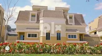 With a 5% down payment, a 212-meter villa in Sarai Compound, directly in front of Madinaty