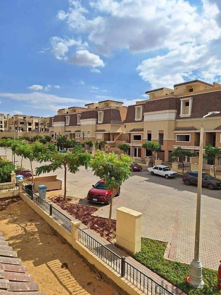 فيلا تاون هاوس 220م للبيع بخصم 42% في سراي Sarai New Cairo  تقسيط علي 8 سنين من شركة مدينة مصر للاسكان والتعمير 3