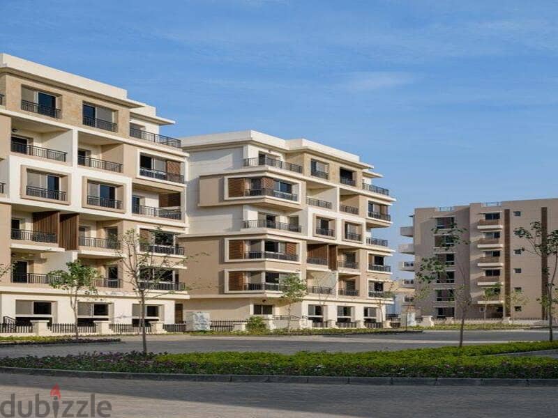 Apartment in a garden and get for the first time a 41% cash discount and a one-year cash price installment in sarai 11